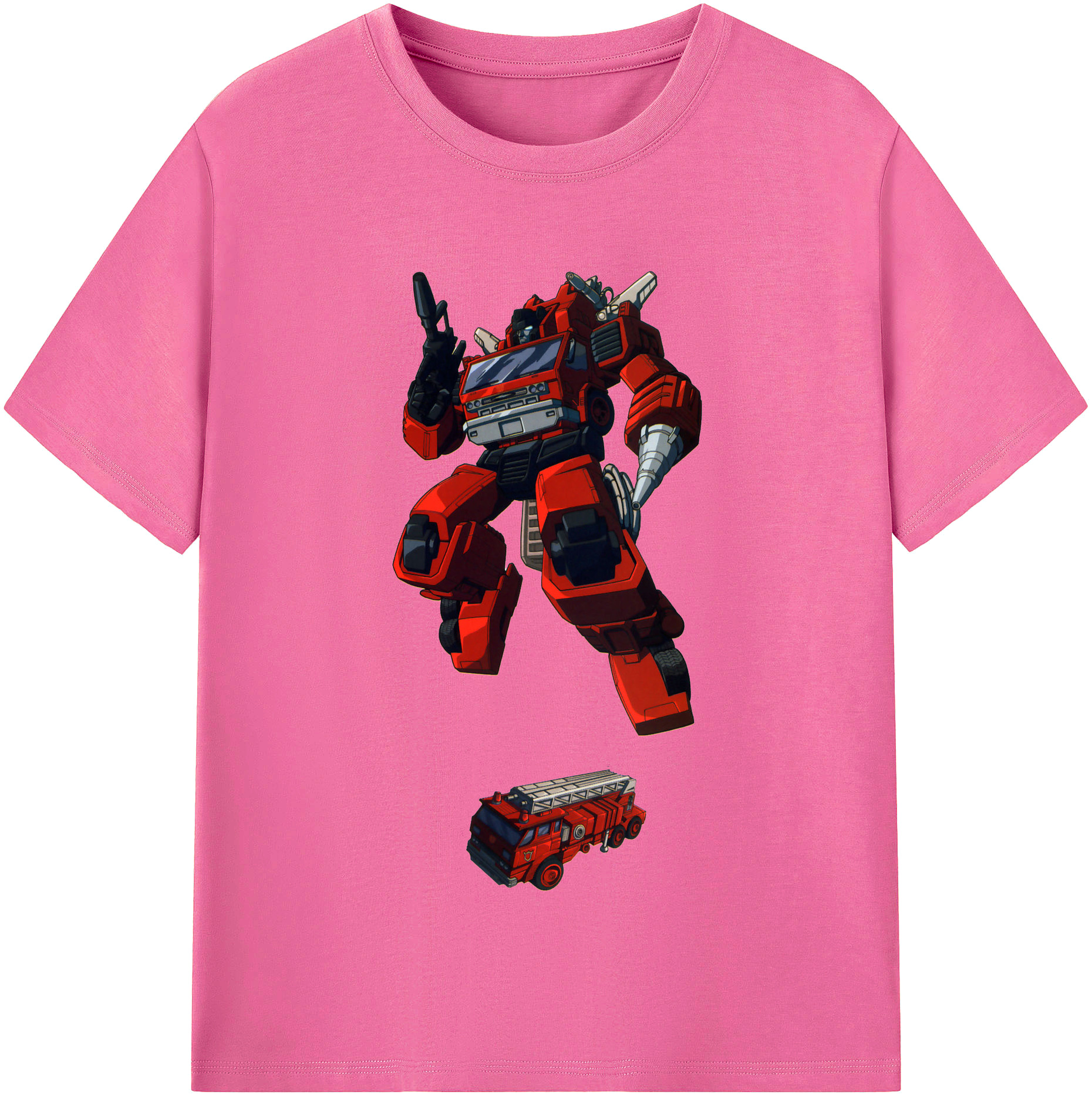 （画像用）  レディースカジュアルプリントTシャツ（綿100％）